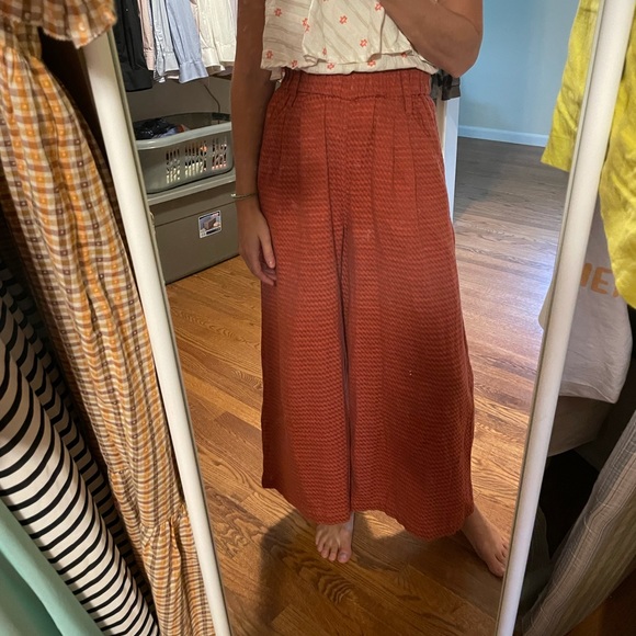SOLD Ace&Jig Gabe Culottes in Russet - Picture 2 of 4